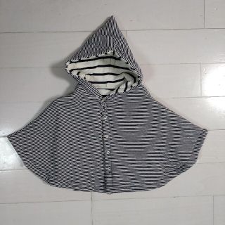 プチバトー(PETIT BATEAU)の（プチバトー）リバーシブルポンチョ(ジャケット/コート)