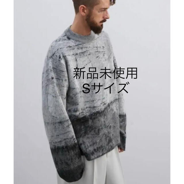 LIDNM　LINDA VACHON JACQUARD KNIT GRAY S