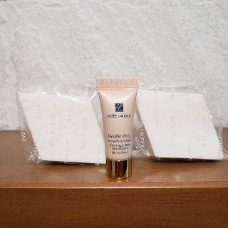 エスティローダー(Estee Lauder)のエスティローダーメイクアップスポンジ2個＋ダブルウェアファンデーション(その他)