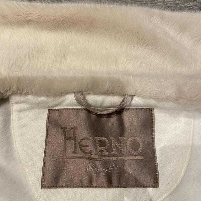 HERNO(ヘルノ)の値下げ　新品（試着のみ）ヘルノ　HERNO ダウンジャケット　Mサイズ レディースのジャケット/アウター(ダウンジャケット)の商品写真