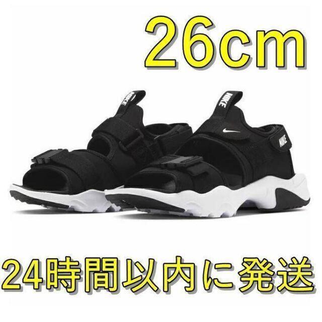 26cm【新品】ナイキ キャニオン サンダル 黒 CI8797 002 男女兼用