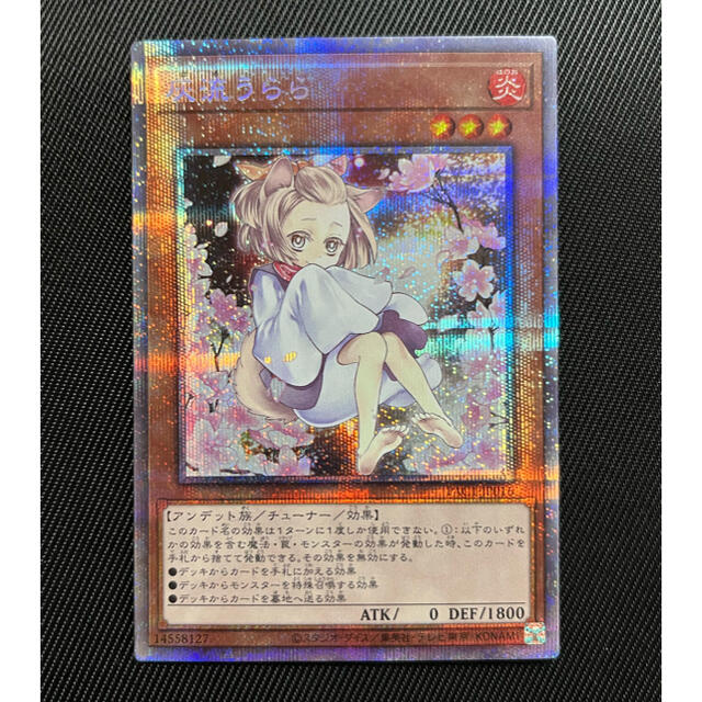 遊戯王 灰流うらら プリズマティックシークレットレア 絵違い 美品