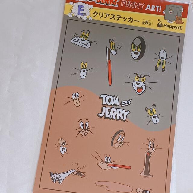 トムとジェリー くじ E賞　ステッカー　一番くじ エンタメ/ホビーのおもちゃ/ぬいぐるみ(キャラクターグッズ)の商品写真