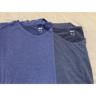 ユニクロ(UNIQLO)のUNIQLO エアリズムシームレスTシャツ　2枚(Tシャツ(半袖/袖なし))