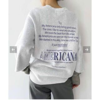 アパルトモンドゥーズィエムクラス(L'Appartement DEUXIEME CLASSE)の【Americana/アメリカーナ】Halfsleeve Logo Sweat(トレーナー/スウェット)