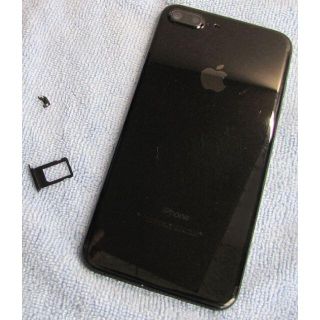 アップル(Apple)のジャンク iPhone7 Plus バックパネル ジェットブラック アップル純正(その他)