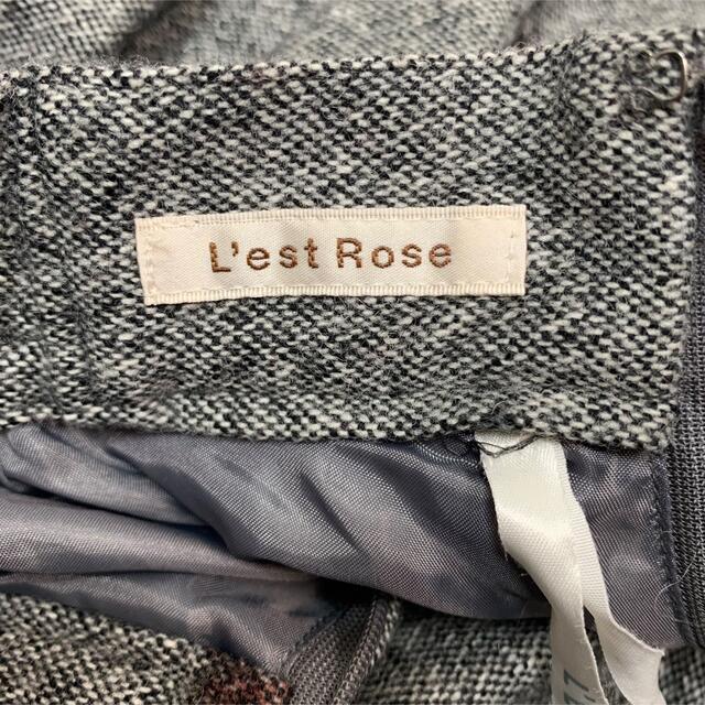 L'EST ROSE(レストローズ)のミモレ丈ウールスカート　レストローズ レディースのスカート(ロングスカート)の商品写真