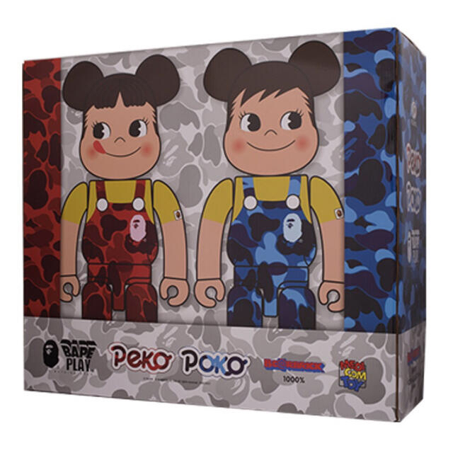 BE@RBRICK BAPE × ペコちゃん & ポコちゃん 1000% apovelprime.com.br