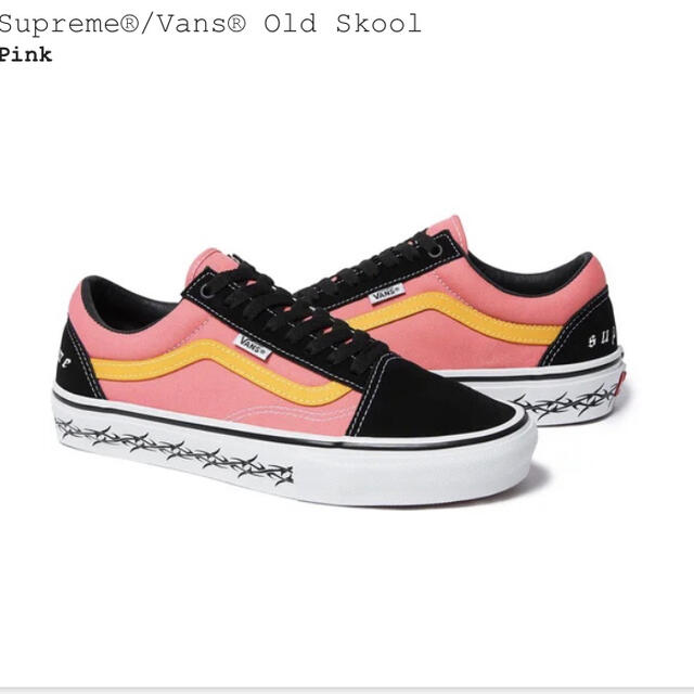 Supreme(シュプリーム)のsupreme vans old skool pink 27.5cm メンズの靴/シューズ(スニーカー)の商品写真