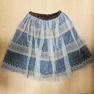 フランシュリッペ(franche lippee)の【美品】franche lippee スカート　ペチコート(ひざ丈スカート)