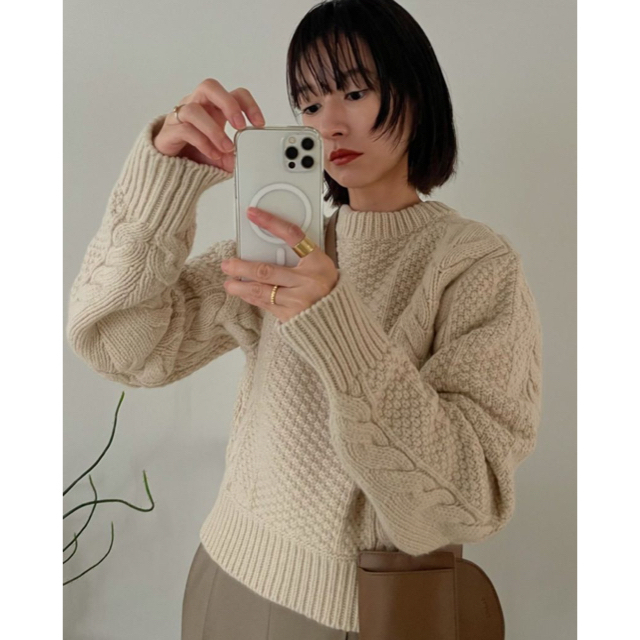 CLANE タイニー ケーブル ニット  TINY CABLE KNIT   レディースのトップス(ニット/セーター)の商品写真