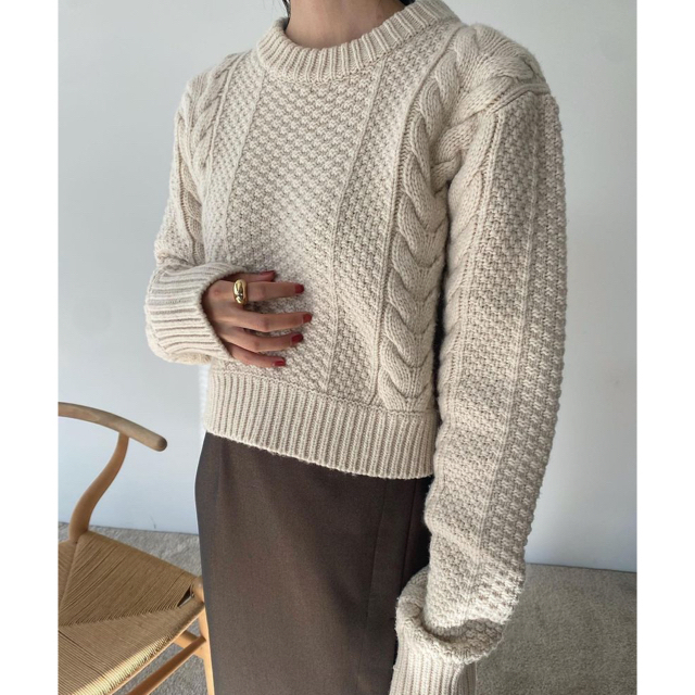 CLANE タイニー ケーブル ニット  TINY CABLE KNIT   レディースのトップス(ニット/セーター)の商品写真