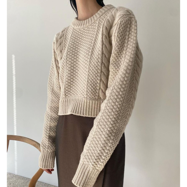 CLANE タイニー ケーブル ニット  TINY CABLE KNIT   レディースのトップス(ニット/セーター)の商品写真