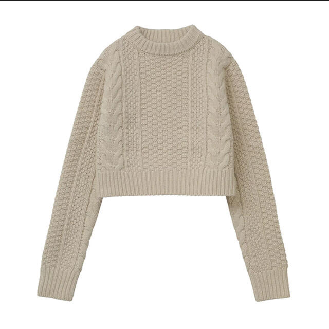 CLANE タイニー ケーブル ニット  TINY CABLE KNIT   レディースのトップス(ニット/セーター)の商品写真