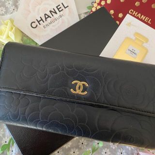 シャネル(CHANEL)の【中古】シャネル カメリア マトラッセ長財布(財布)