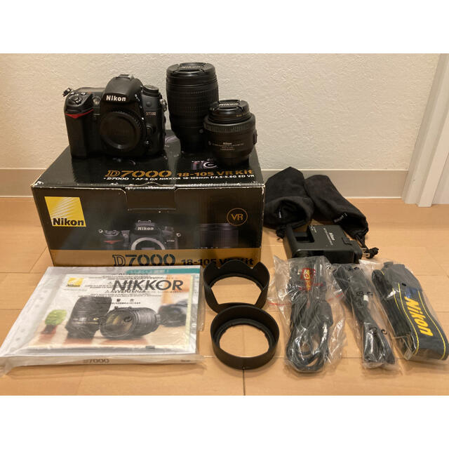 Nikon(ニコン)のNikon D7000 18-105 VR KIT レンズセット スマホ/家電/カメラのカメラ(デジタル一眼)の商品写真