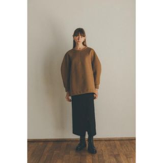 クラネ　CLANE SLANT SLIT STRAIGHT SKIRT (ロングスカート)