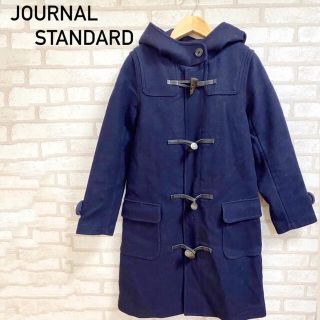 Journal standard レディース ダッフル ロングコート ネイビー