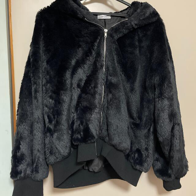 INGNI(イング)のボアブルゾン レディースのジャケット/アウター(毛皮/ファーコート)の商品写真