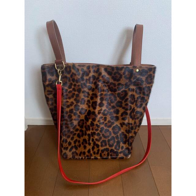 ドゥーズィエム　BAGS IN PROGRESS LEOPARD BAG