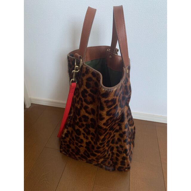 ドゥーズィエム　BAGS IN PROGRESS LEOPARD BAG