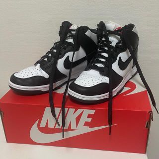 NIKE WMNS DUNK HIGH " BLACK AND WHITE " (スニーカー)