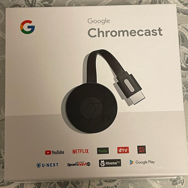 Google(グーグル)のGoogle Chromecast スマホ/家電/カメラのテレビ/映像機器(映像用ケーブル)の商品写真