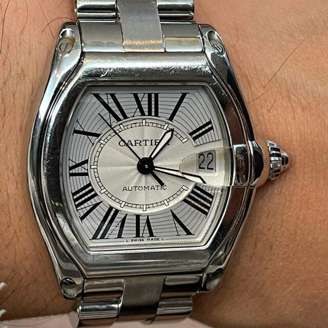 Cartier(カルティエ)のカルティエ　ロードスター　メンズ メンズの時計(腕時計(アナログ))の商品写真