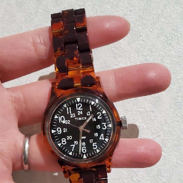 TIMEX - TIMEX×BEAMS classiccamperアナログウォッチ べっ甲の通販 by