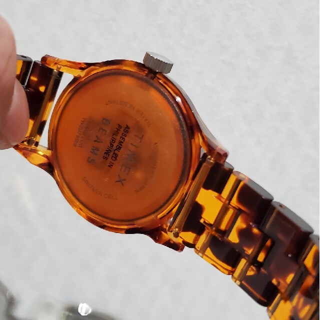 TIMEX(タイメックス)のTIMEX×BEAMS classiccamperアナログウォッチ べっ甲 メンズの時計(腕時計(アナログ))の商品写真