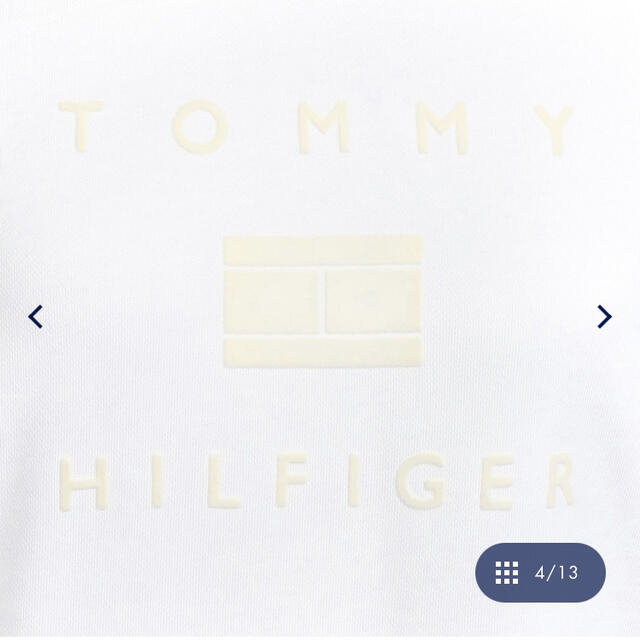 TOMMY HILFIGER(トミーヒルフィガー)のTOMMY HILFIGER フロッキーロゴパーカー レディースのトップス(トレーナー/スウェット)の商品写真