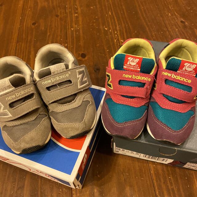 New Balance(ニューバランス)のニューバランス 996 キッズスニーカー　2足セット キッズ/ベビー/マタニティのキッズ靴/シューズ(15cm~)(スニーカー)の商品写真