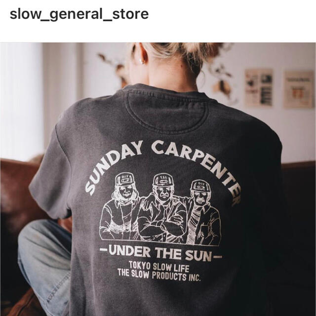 tokyo slow life Sunday carpenter スウェット