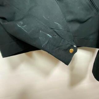 B461 カーハート　ダックジャケット　M 企業ロゴ　黒　新品タグ付き