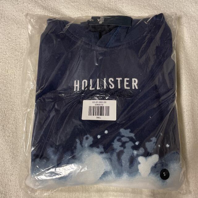 Hollister(ホリスター)の新品　ホリスター  グラデーションロゴフーディー　パーカーSサイズ メンズのトップス(パーカー)の商品写真