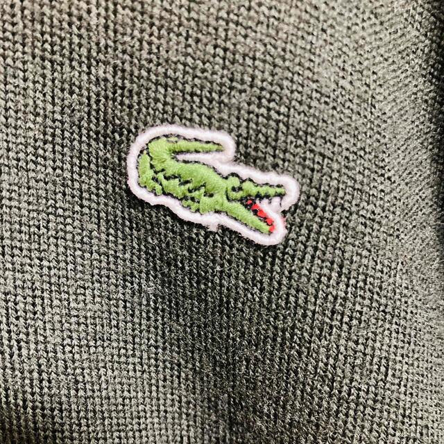 LACOSTE(ラコステ)のLACOSTE ハーフジップニットセーター薄手⭐️フランス製/ウール100良品 メンズのトップス(ニット/セーター)の商品写真