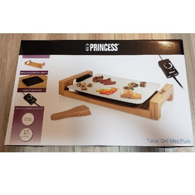 Prince(プリンス)のPRINCESS Table Grill Mini Pure スマホ/家電/カメラの調理家電(ホットプレート)の商品写真