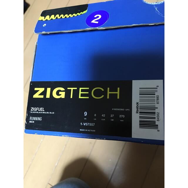 リーボック　ZIG TECH 27.0cm 新品未使用　ZIGFUEL
