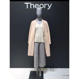 chamg さま専用　theory ウールカシミアコート　ピンクアイボリー