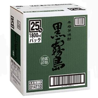 Ys531  黒霧島 芋 25° 1.8Lパック   ６本