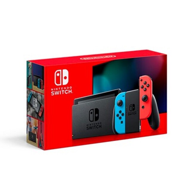 Nintendo Switch(ニンテンドースイッチ)のNintendo Switch ネオンブルー　新品 未使用　スイッチ　本体 エンタメ/ホビーのゲームソフト/ゲーム機本体(家庭用ゲーム機本体)の商品写真