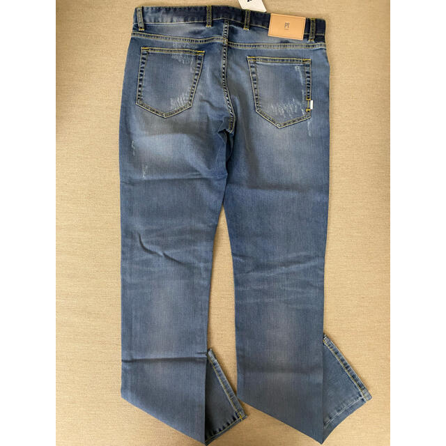 新品 PTtorino SWING ダメージ クラッシュ ストレッチデニム 33 | www