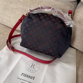 ラシット(Russet)の専用　新品 ラシット russet ショルダーバッグ 赤 パープル ブラウン(ショルダーバッグ)