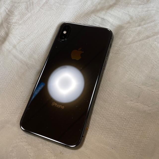 iPhone(アイフォーン)のiPhone Xs SIMフリー 美品 space gray グレー ブラック スマホ/家電/カメラのスマートフォン/携帯電話(スマートフォン本体)の商品写真