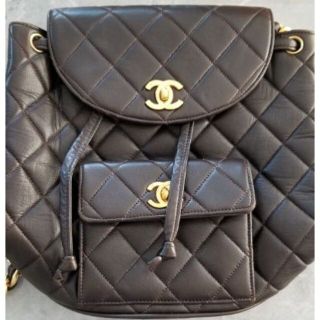 シャネル(CHANEL)のシャネル マトラッセ チェーン リュックサック　ダークブラウン(リュック/バックパック)