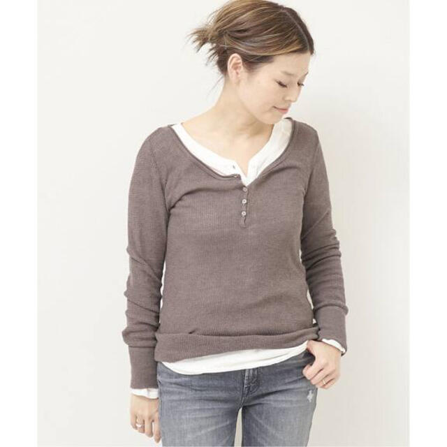 DEUXIEME CLASSE(ドゥーズィエムクラス)のまー様専用☆Deuxieme Classe☆B品☆ワッフル long T   レディースのトップス(カットソー(長袖/七分))の商品写真