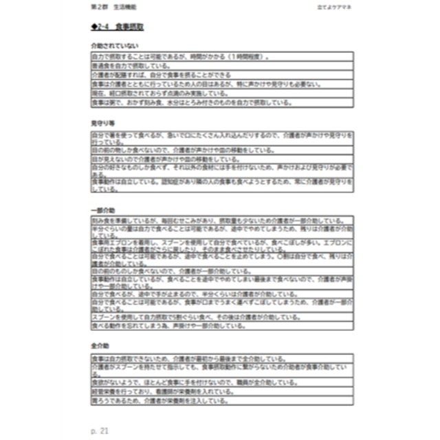 認定調査 特記事項 文例・記入例　 ハンドメイドのハンドメイド その他(その他)の商品写真