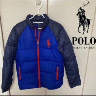 ポロラルフローレン(POLO RALPH LAUREN)のラルフローレン 160 ビックポニー中綿 ダウンジャケット キッズ レディース(ジャケット/上着)