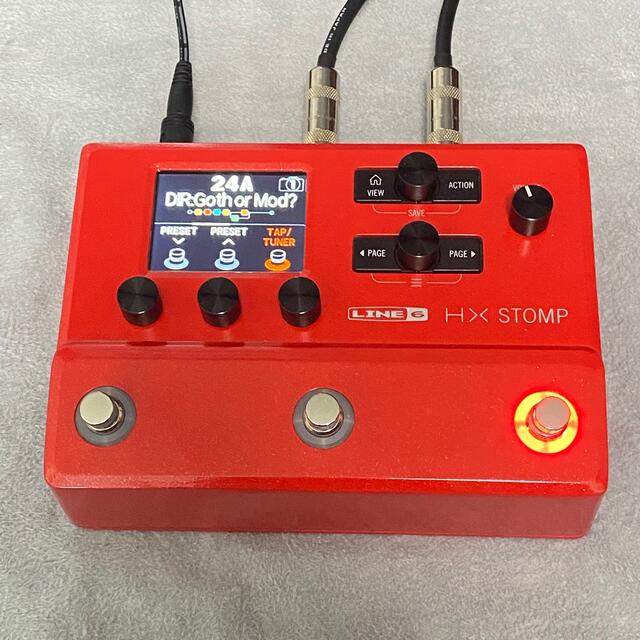 即納！最大半額！】 Line6 HX STOMP 限定 RED 赤 エフェクター