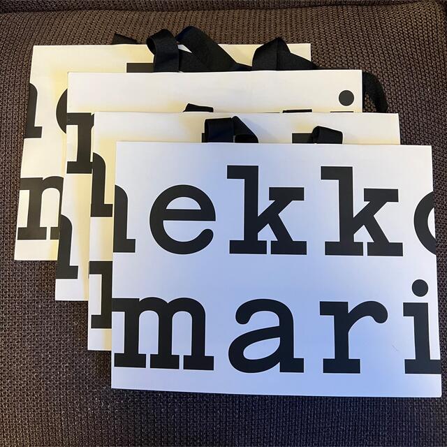 marimekko(マリメッコ)の新品 マリメッコ ショッパー marimekko 4枚セット ショップ袋 レディースのバッグ(ショップ袋)の商品写真